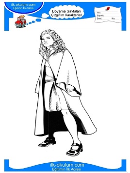 Çocuklar İçin Harry Potter Boyama Sayfaları 